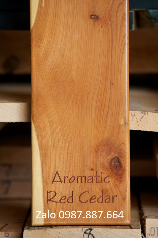 Aromatic red cedar sample